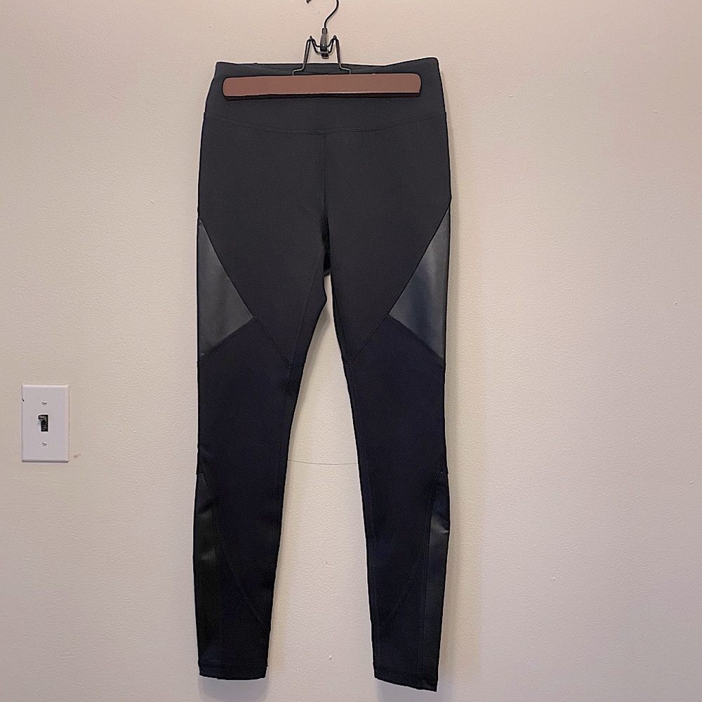CALIA Leggings with Leather detail